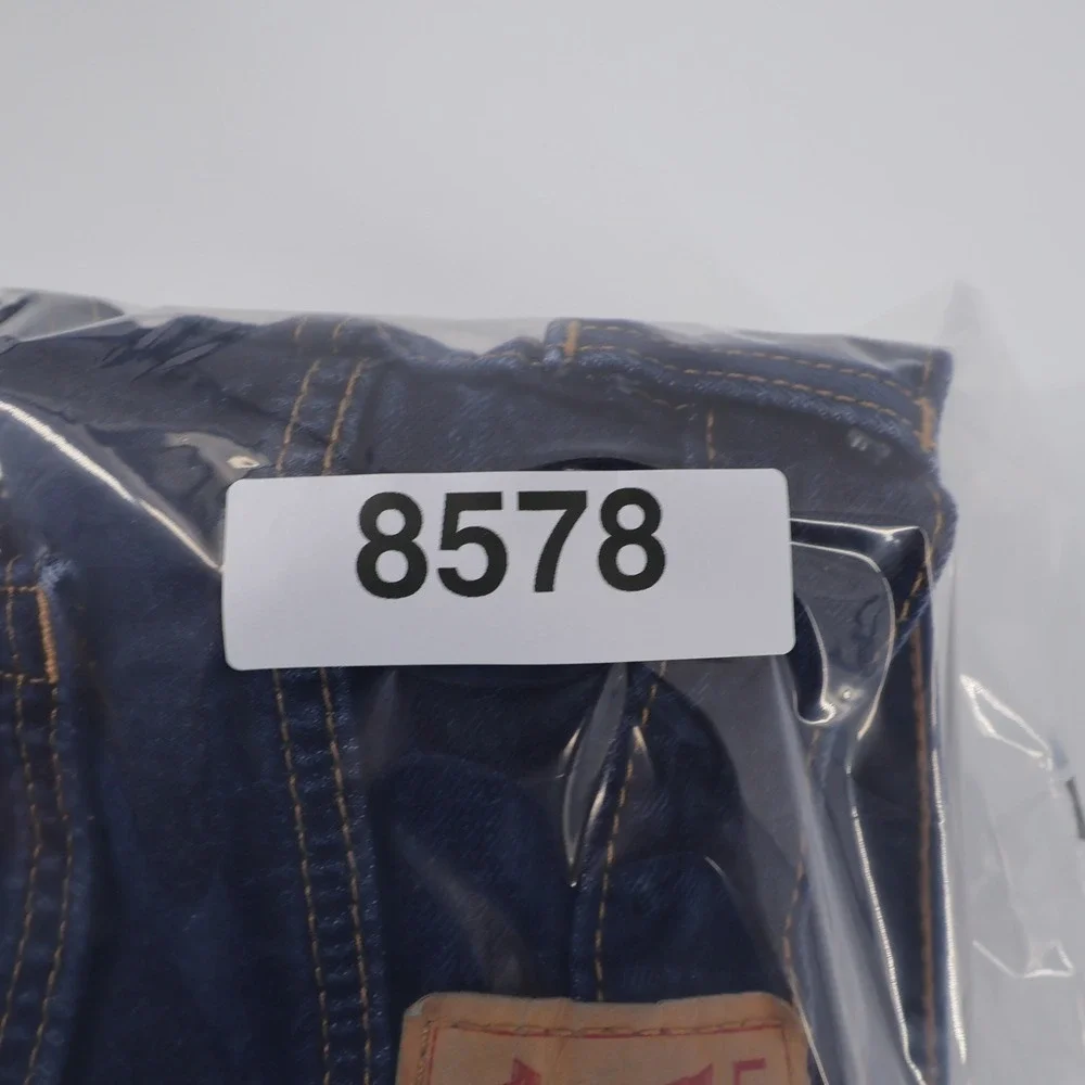 Levi's 505 Regular Fit Jeans Dark Blue Mens 32x32  (Inseam measures 33